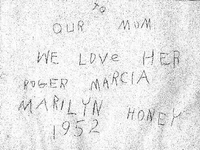 To our mom we love you